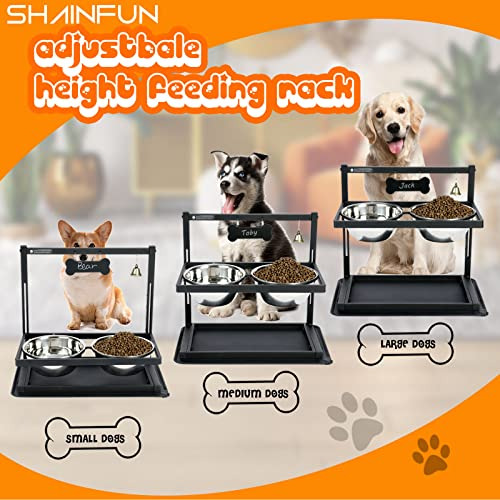 Cuencos Elevados Para Perros De Gran Tamaño Y Soporte Ajusta