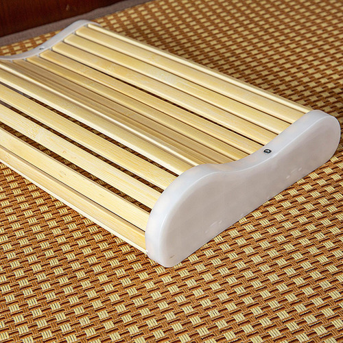 Bamboo Sauna Headrest Pillow Sauna Backrest 27cmx33cm
