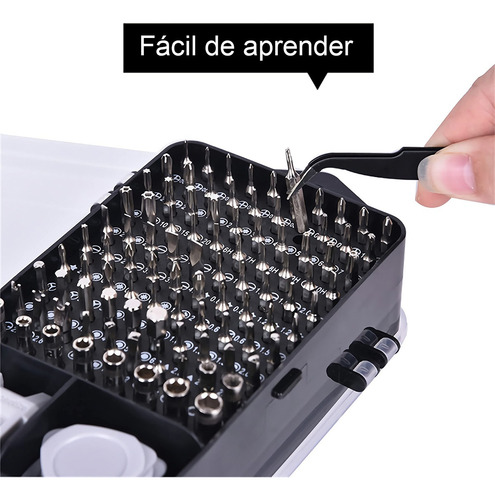 Juego De Destornilladores De Precisión Con 115 Herramientas