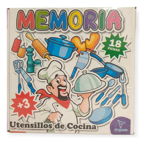 Memotest Juego De Mesa Utencillos De Cocina Toto Games