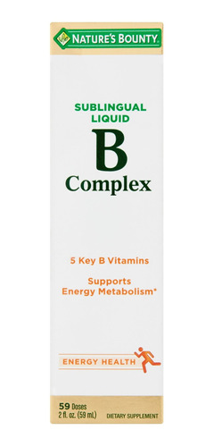 Complejo B Con B12 Liquido Sublingual 2 Fl Oz Nature's