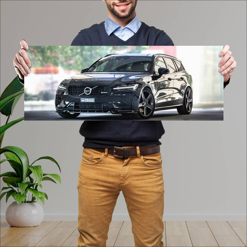 Cuadro 30x80cm Auto 2019 Volvo V60 R Design By H 591