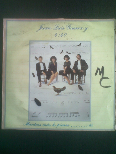 Lp.juan Luis Guerra.mientras Más Lo Pienso.1987.merng.vinilo