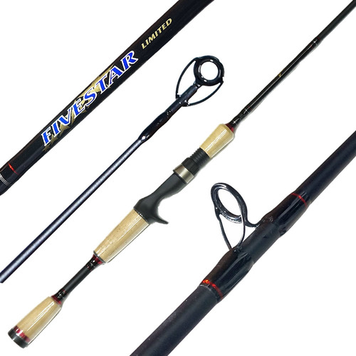 Caña Baitcast Fivestar Limited 5'6 1tr 5-25g Grafito 35ton