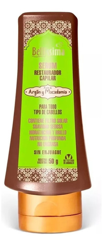 Serum Restaurador Capilar Puntas Argan Bellissima 50 G