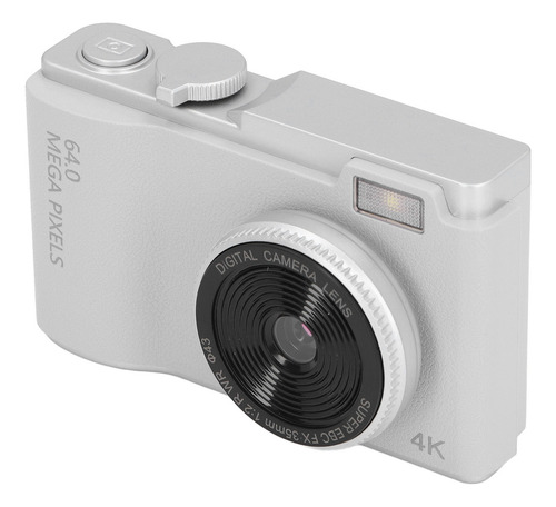 Câmera Digital Compacta Branca Para Selfies, 48 Mp,