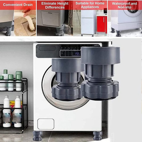 Soporte Para Lavadora Con Altura Ajustable, Antivibraciones