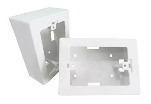 Caja Ext. Para Cablecanal Blanco 130x88x46mm