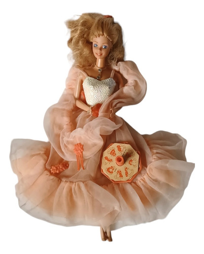 Muñeca Barbie Vintage Melocotón Coleccion 80'