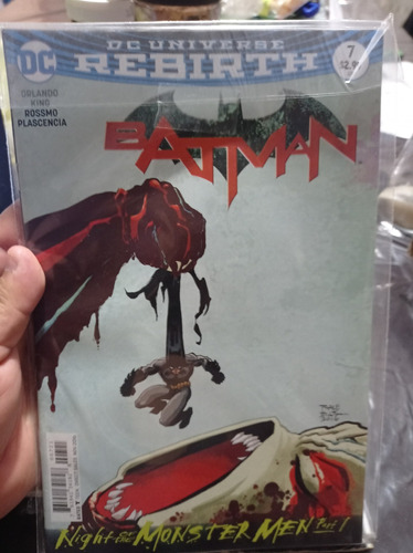 Cómic Dc En Inglés Batman No.7 Rebirth Variant  6