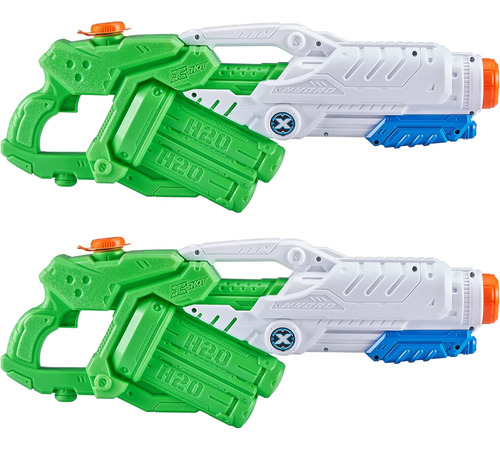 Zuru X-shot Lanzador Pistola Agua Hidro Hurricane Water 2 Pz