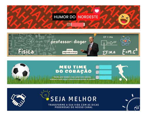 Criamos Banner Personalizado - Youtube Promoção