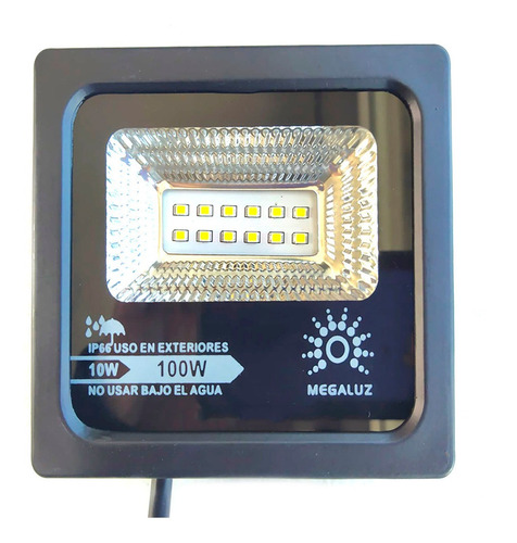 Mini Reflector Lampara 10w Led 1000 Lm Potente Compacto Foco