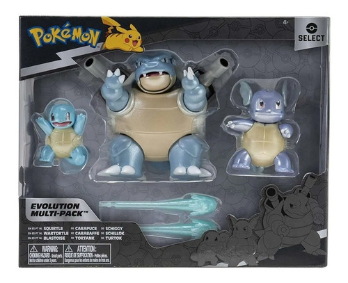 Pokemon Select Squirtle Wartotle Blastoise