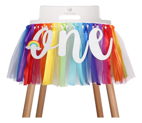 Decoracion De Cumpleanos Arcoiris Para Bebes