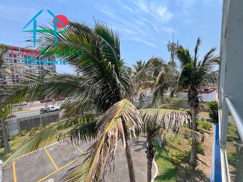 Cad Aura A 008. Funcional Y Acogedor, Con Balcón Y Acceso A Club De Playa En La Mejor Zona De Acapulco