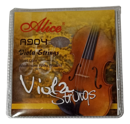 Cuerda De Viola A904 Alice Set Completo