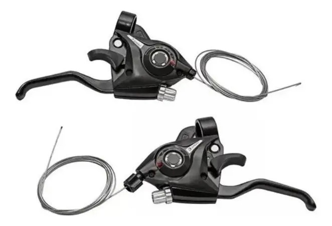 Passador Rapid Fire 21v Alavanca Marcha Bike 7v/3v Compatível Shimano