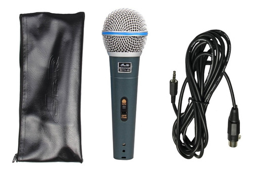 Microfono Profesional Karaoke + Cable Funda Zoom Pc Notebook