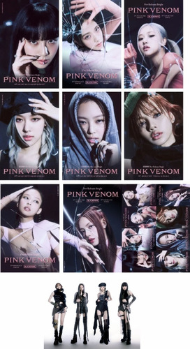 Juego 10 Posters Blackpink Pink Venom Fotos Kpop 28cms Carta