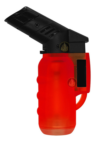 Encendedor Soplete 1 Llama Recargable Butano Retro