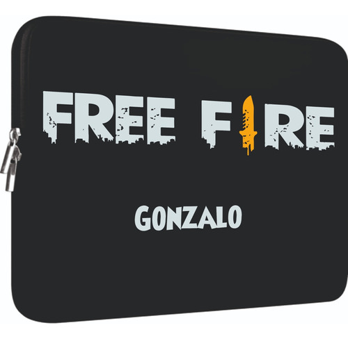 Sobre Funda Estuche Para Notebook Free Fire Personalizable