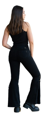 Jeans 14477 Push Up Negro, Realzante Y Escultor.
