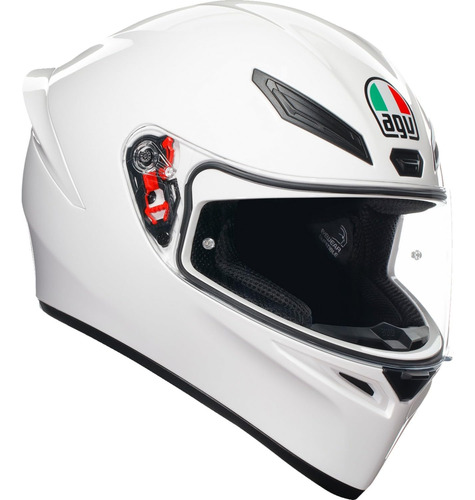 Casco Para Moto Agv K1 S Motorc Talla L Color Blanco