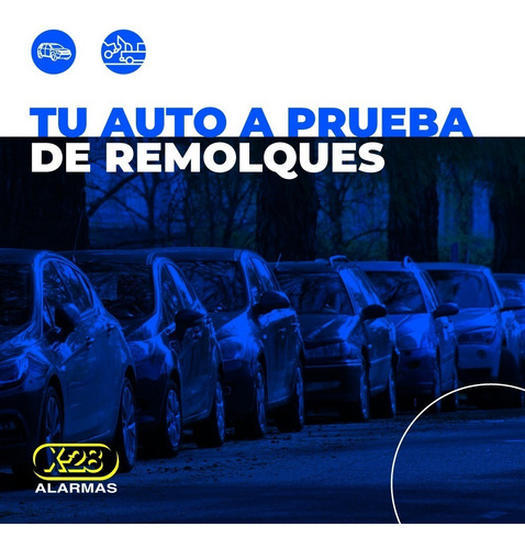 Imagen 2 de 2 de Sensor De Movimiento Antirremolque X-28 Alarma Auto Moto Dmv