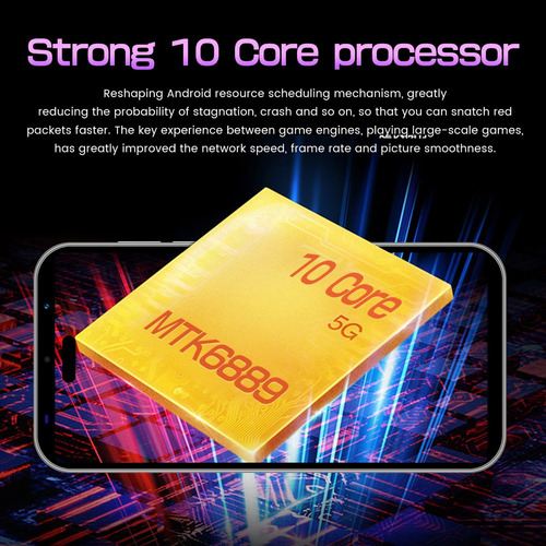 Teléfono Inteligente Android I15pro Max 8+256gb Y Auriculare
