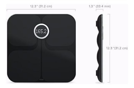 Fitbit Aria Wifi Balanza Inteligente, Bascula Digital