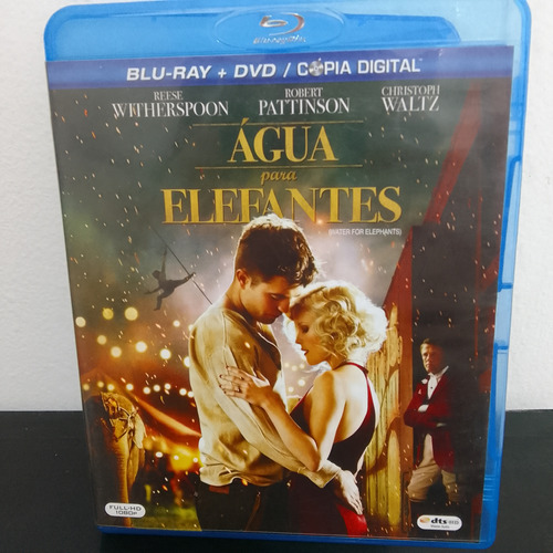 Blu-ray E Dvd Água Para Elefantes-dublado-semi-novo