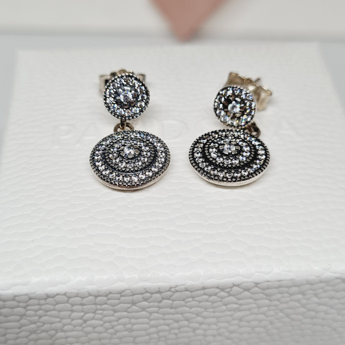 Aretes Círculos Radiantes Pavé