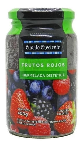 Mermelada Frutos Rojos Dietetica Con Fructuosa X400g