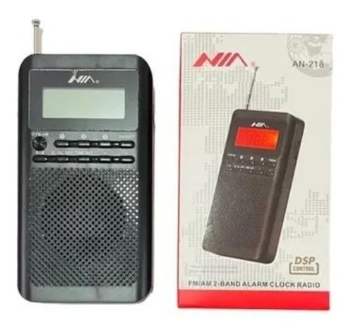 Radio Nia Con Display Fm/am Con Alarma An-218