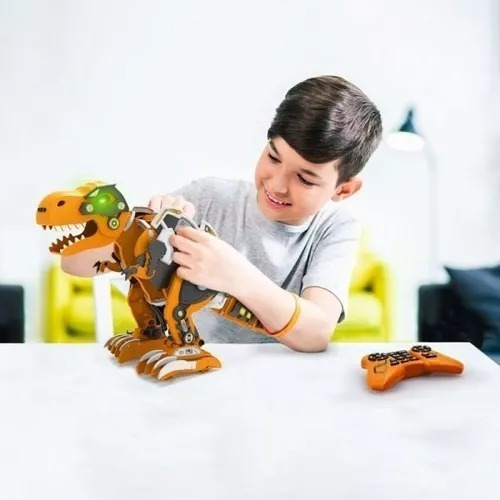 Imagen 3 de 7 de Dinobot Rex Interactivo Xtrem Bots Playking