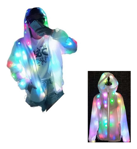 Gorros De Viento Con Capucha, Grandes, Unisex, Con Luz Led