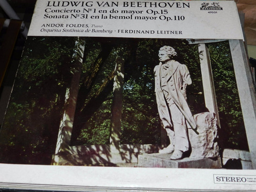 Vinilo 2938 - Concierto Para Piano Y Orquesta- Beethoven 