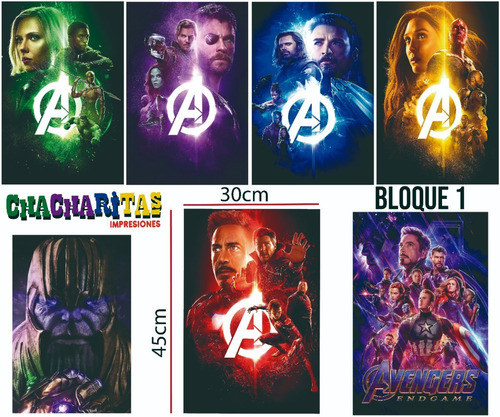 Avengers Endgame Los Vengadores    Posters