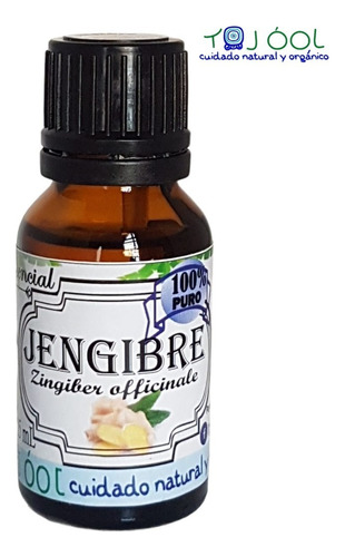 Aceite Esencial Jengibre 100% Puro Natural Orgánico 15ml O