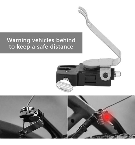 Luz De Freno De Bicicleta, Luz Led Roja Para Freno Tipo V