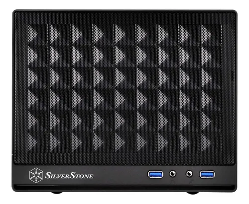 Estuche Para Computadora Silverstone Sg13b Con Panel Frontal