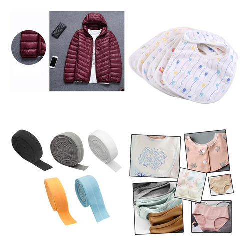 Fita Elástica Plana De 5x2 Cm Para Roupas Artesanais