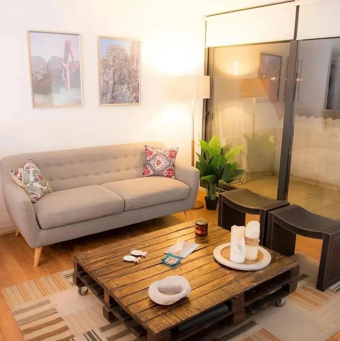 Imagen 2 de 10 de Arriendo Amplio Depto 2dorm Frente A Mall Parque Arauco