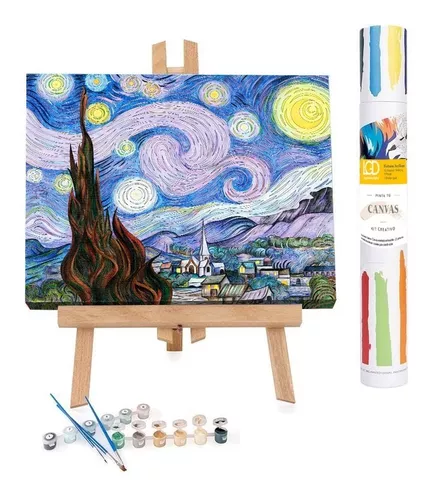 Cuadros Para Pintar Noche Estrellada Van Gogh C/ Pinturas