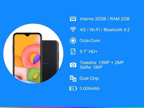 Samsung A01 32gb Dual Sim 2gb Ram