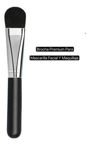 2 Pzs Mini Brochas Para Facial Spa Y Base De Maquillaje Blanco