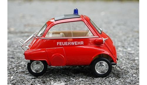 Bmw Isetta Carro Bombero   Escala 1:18 Espectacular