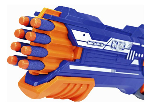 Lança Dardo Blaze Storm Four Fire C/ 10 Dardos - 6604 - Xpla