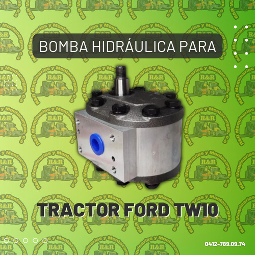 Bomba Hidráulica Para Tractor Ford Tw10